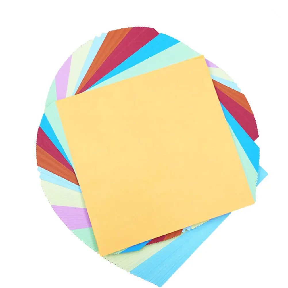 100Pcs Origami Paper Double Sided Premium 20x20cm Square Sheets for Arts Crafts DIY Paper Folding Origami Sheets