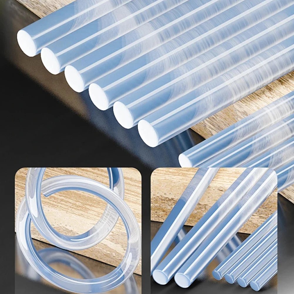 10/20Pcs Hot Melt Glue Sticks Adhesive 7mm Translucent Strong Viscosity Rods Transparent Sticks Set for Craft Album Repair Tools
