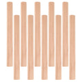 10Pcs Wooden Dowel Rods Smooth Surface Multi Purpose Craft Sticks DIY Wood Dowels for Crafting Decoration Supplies