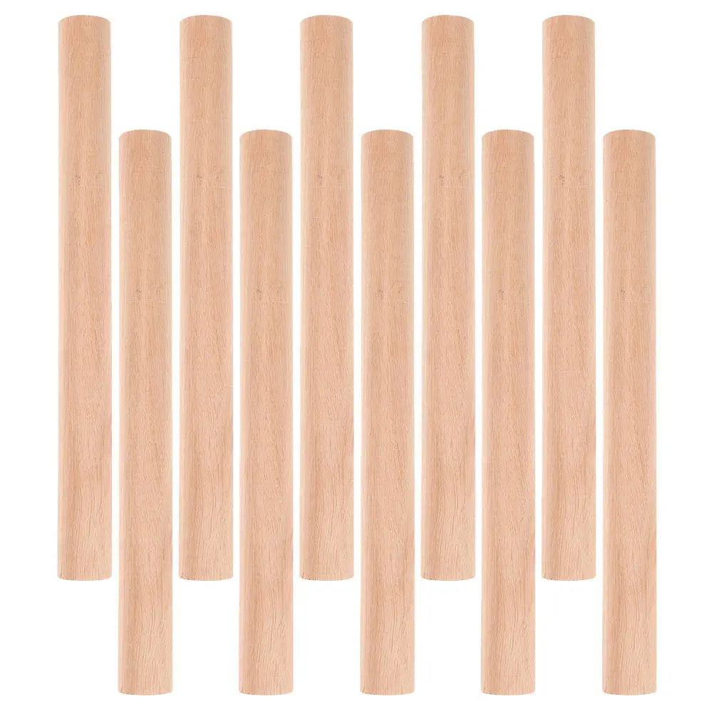 10Pcs Wooden Dowel Rods Smooth Surface Multi Purpose Craft Sticks DIY Wood Dowels for Crafting Decoration Supplies