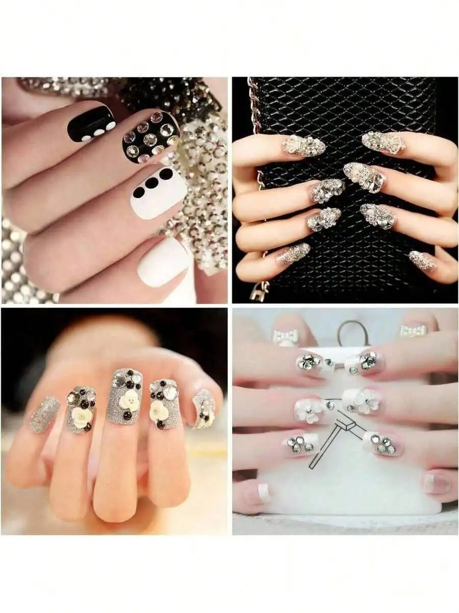 Gem Stickers –  Bling Rhinestone Jewels, 14 Colors Self-Adhesive Gems For Face, Body, Nails, Crafts, Festivals & Weddings