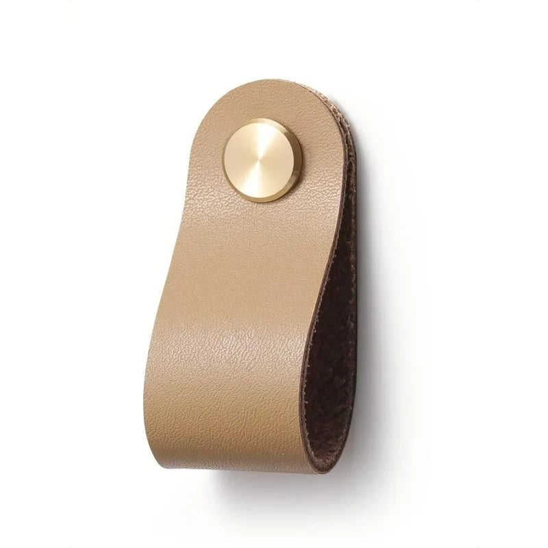 Leather Drawer Pulls  Leather Handles Cabinet Knobs for Kitchen Cabinet Drawers Bathroom Dressers
