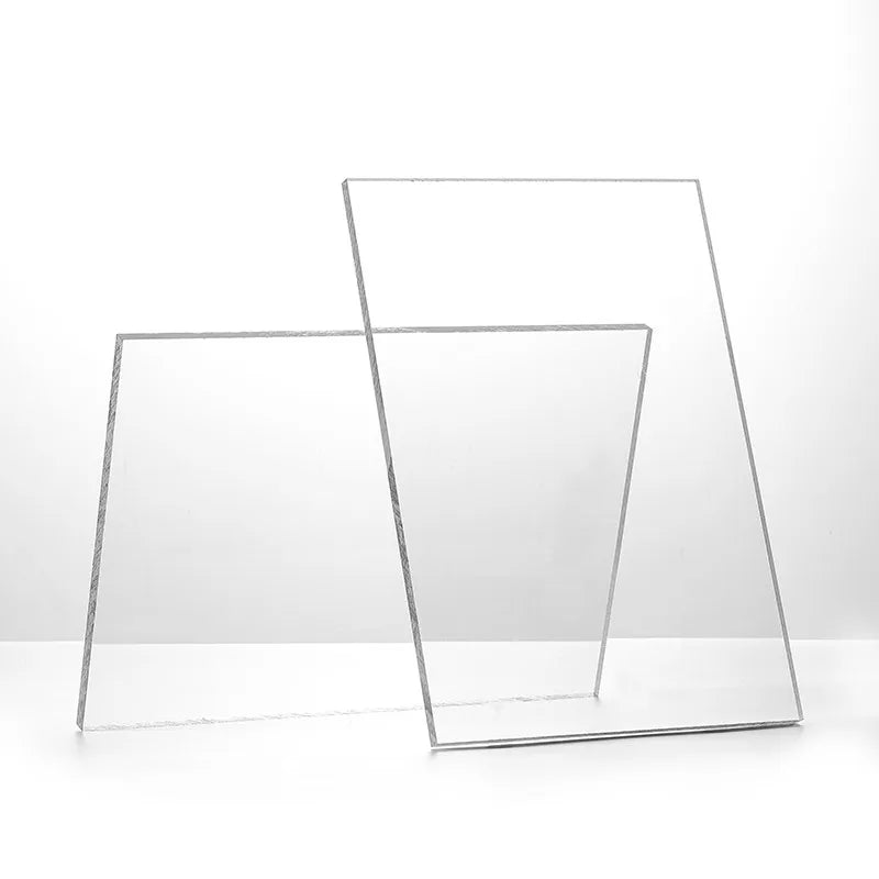High Transparent PVC Plate 100x100mm 200x200mm Hard Plastic Sheet for DIY Home Projects