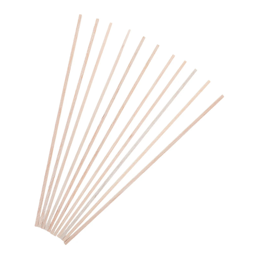 50Pcs Balsa Wood Square Wooden Dowel Rods 11.8x0.16 Inch Unfinished Craft Wood Sticks for DIY Woodworking Small Craft Projects