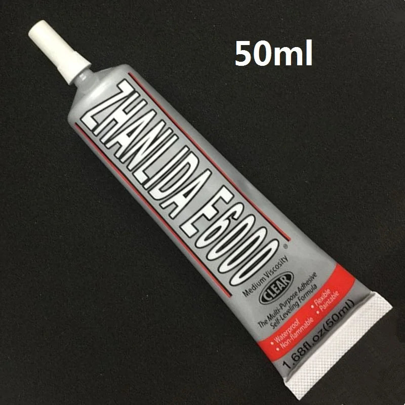 15/25/50ml E6000 Multipurpose Adhesive Crystal Jewelry DIY Super Liquid Glue Phone Screen Glass Repair Tool Women Nail Gel