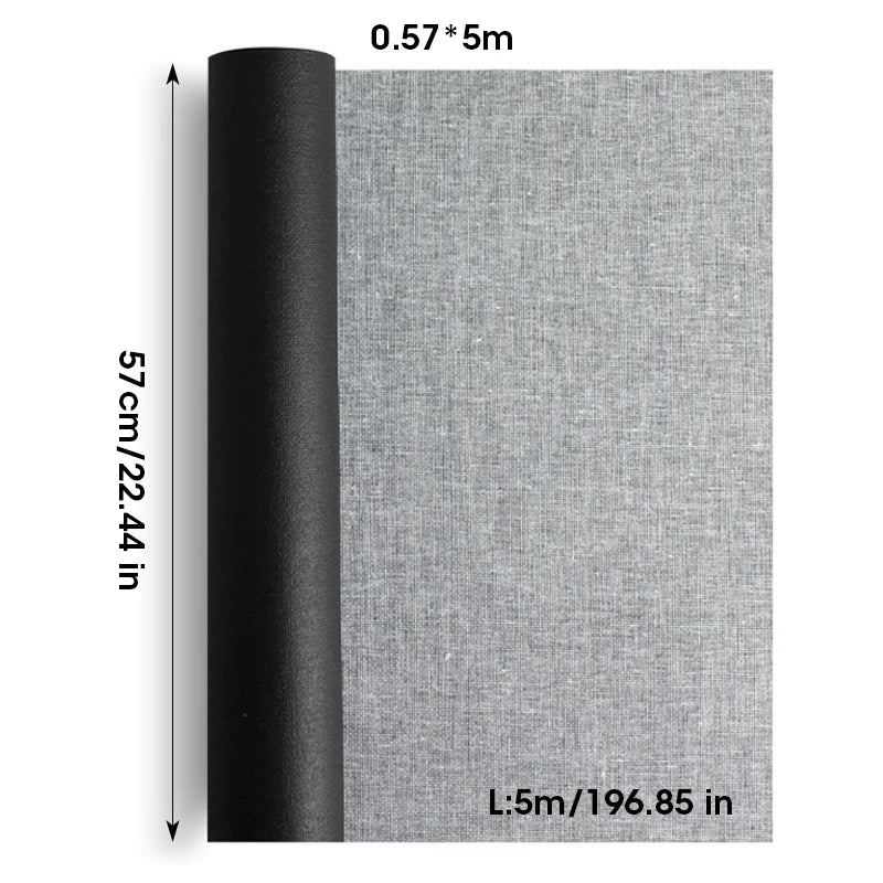 5M/Roll Cotton Canvas Roll,White Black Blank Specialized Suitable for Oil Painting,Acrylic Pigments,27,37,47,,57,67,77,87cm Wide