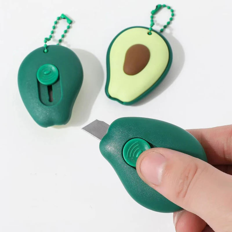 1Pcs Utility Knife In The Shape Of Mini Fruit Designed To Be Hung For Unpacking Paper Cuttings Envelope Wrapping Tool