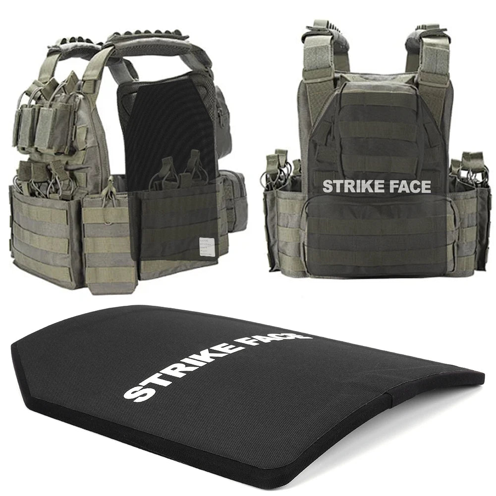 Anti Bullet Board 10x12In Lightweight Tactical NIJ Level IIIA UHMWPE Bullet-Proof Plate Level 3A Backpack Armor Panel Body Armor