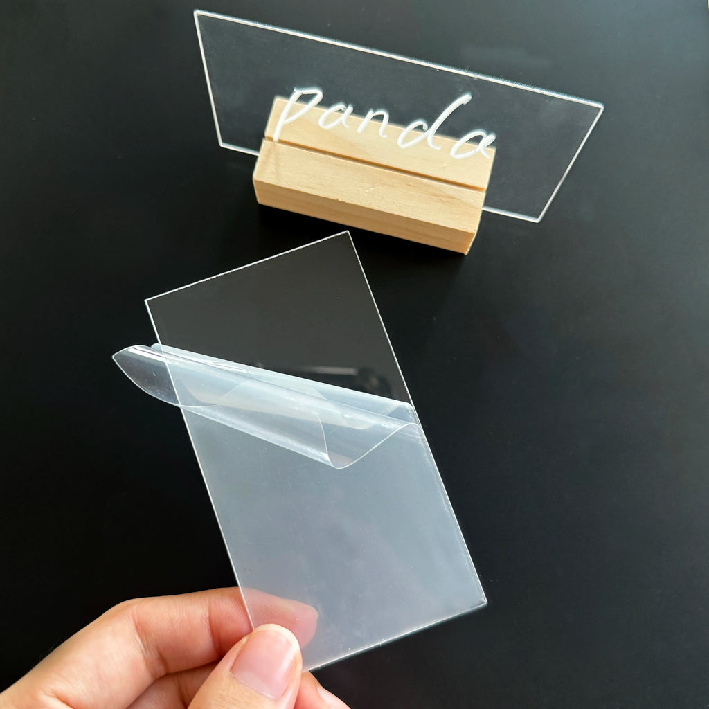 Clear Acrylic Sheets Plexiglass Sheets Plastic Sheet Transparent Plexi Glass for DIY Craft Projects, Sign, Crafts, Display & DIY