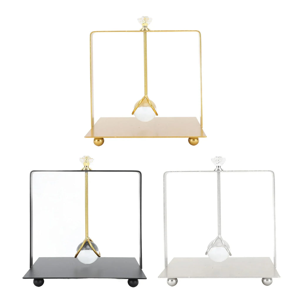 Flat Napkin Holder Metal Napkin Holder  Handle Modern Elegant  Paper Napkin Dispenser for Restaurant Hotel Home Office