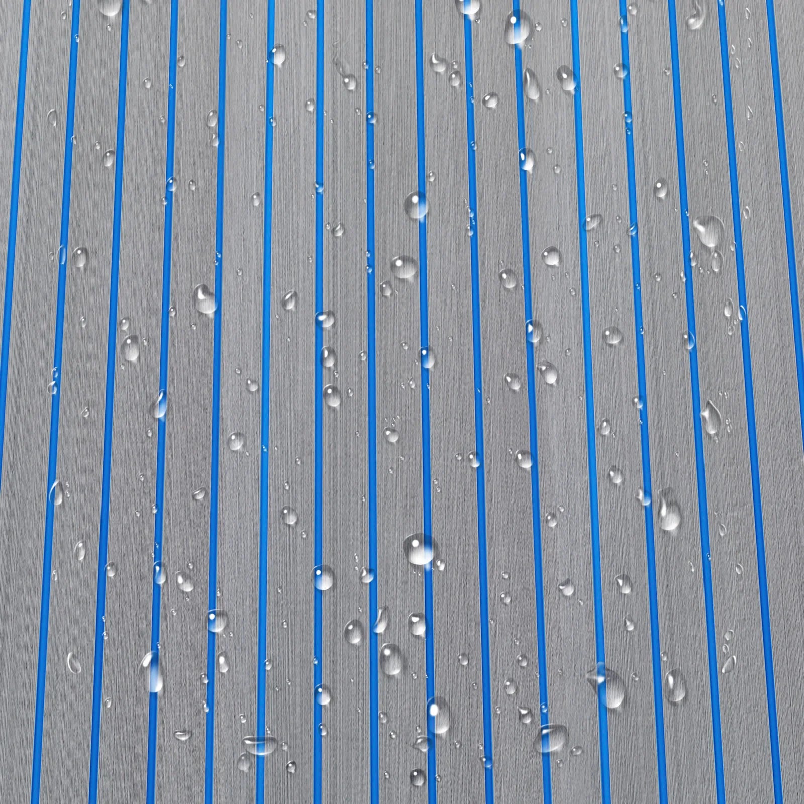 Boat Flooring EVA Foam Decking Sheet Faux Teak Marine Mat Non-Slip Self-Adhesive Flooring Material for RV Yacht 95 x 24inch