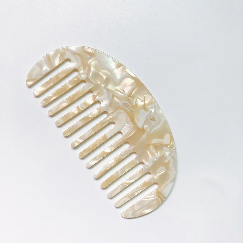 Fashion Acetate Hair Combs Anti-static Massage Hair Brush Hairdressing Colorful Hairdress Salon Styling Tool Travel Accessories