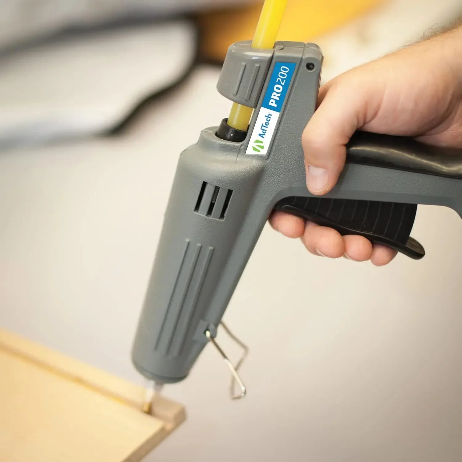 [XMSJ]Industrial Strength Full Size High-Output Hot Melt Glue Gun – Professional Grade Hot Glue Gun for Carpentry, Repairs