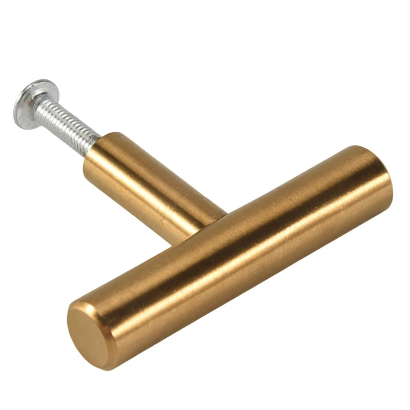 50Mm Long Single Hole Cabinet Knobs And Pulls Door Cupboards Drawers Bedroom Furniture Handles Brushed ,20 Pack,Gold