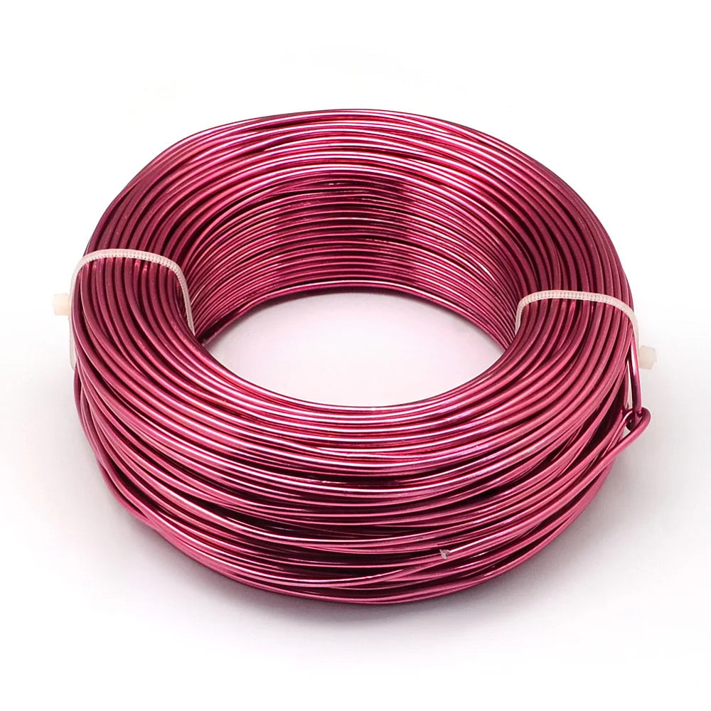PandaHall 0.6-2.0mm Anodized Aluminum Wire 10 Sizes , Colorful Bendable Craft Wire for Jewelry Making, DIY Model Beading