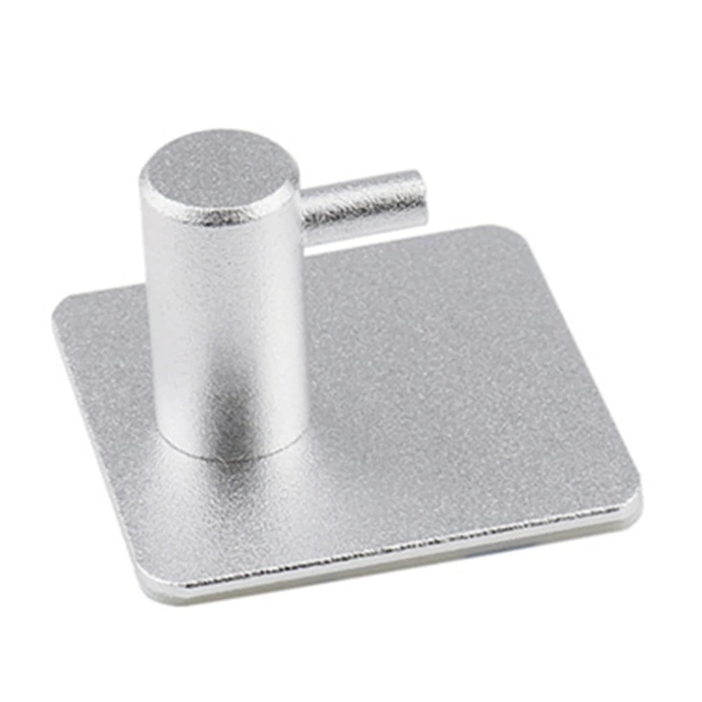 Space Aluminium Self Adhesive Towel Hooks Wall Coat Rack Key Holder Towel Hooks Clothes Hanging Rack Bathroom Accessories