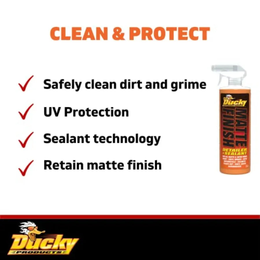 Matte Finish Detailer Sealant Spray for Matte and Satin Paint 16 oz Durable Protection with Matte Finish Ideal for Automotive a