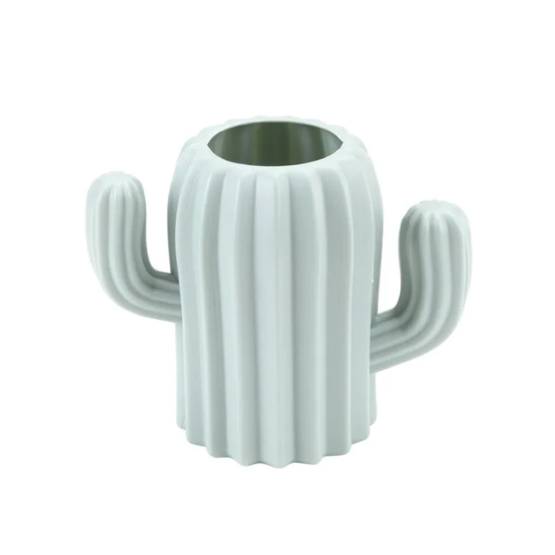 Plastic Flower Modern Vase Decoration Home Nordic Style Vase Imitation Ceramic Flower Pot Decoration Vases for Flowers