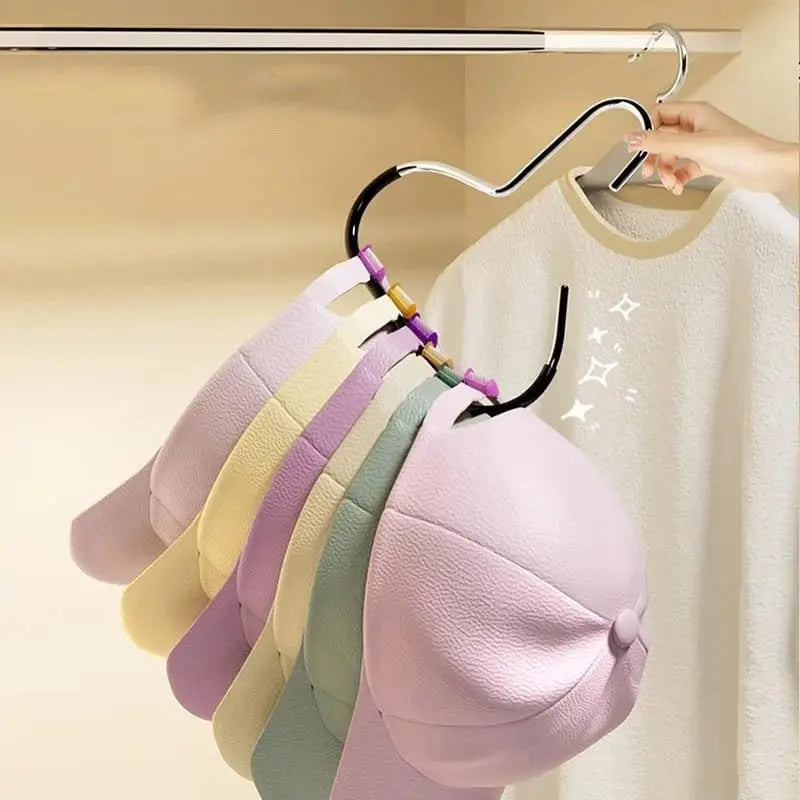 2-Pack Hat Hooks - Holiday Entryway Organizer for Coat Closet & Wall Mount Storage