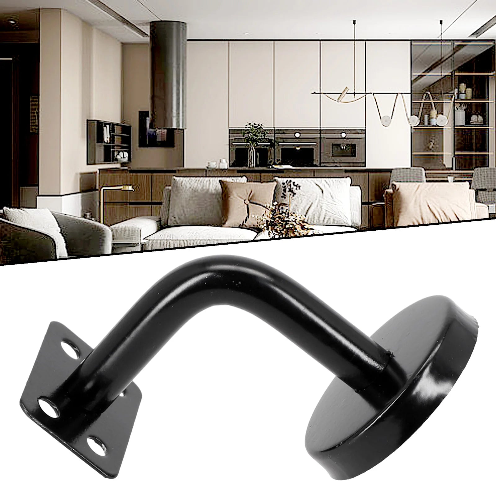 Stair Handrail Bracket Bannister Wall Support Hand Rail Balustrade Strong Stainless Steel Stair Railing Guardrail Accessories