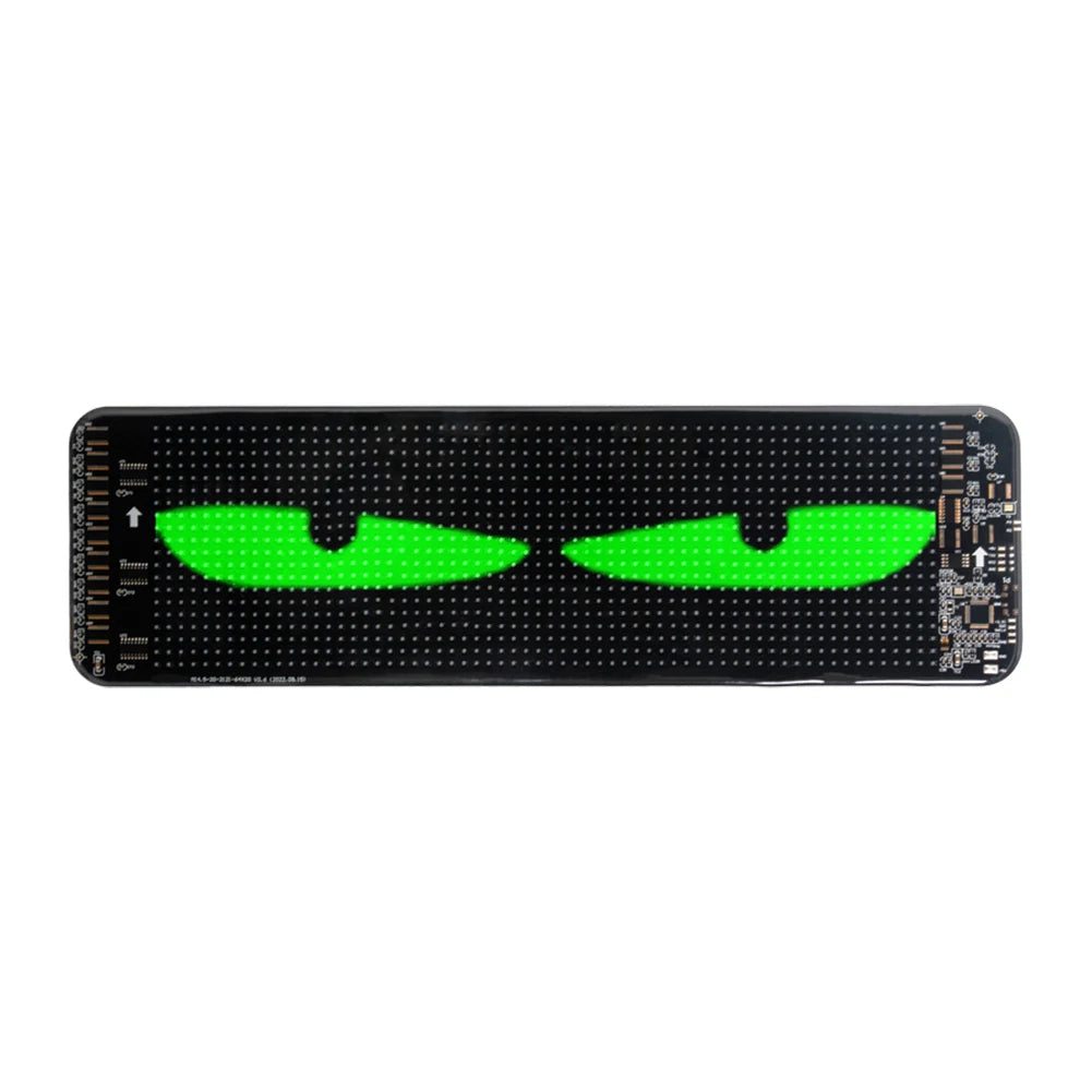 Devil Eyes LED Panel Light DIY Programmable LED Demon Eyes Flexible Display Screen Remote Control for Car Truck Accessories