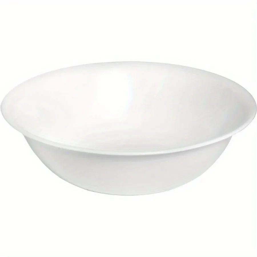 White 64 oz Glass Serving Bowls (Set of 3) ,Everyday dining and special occasions