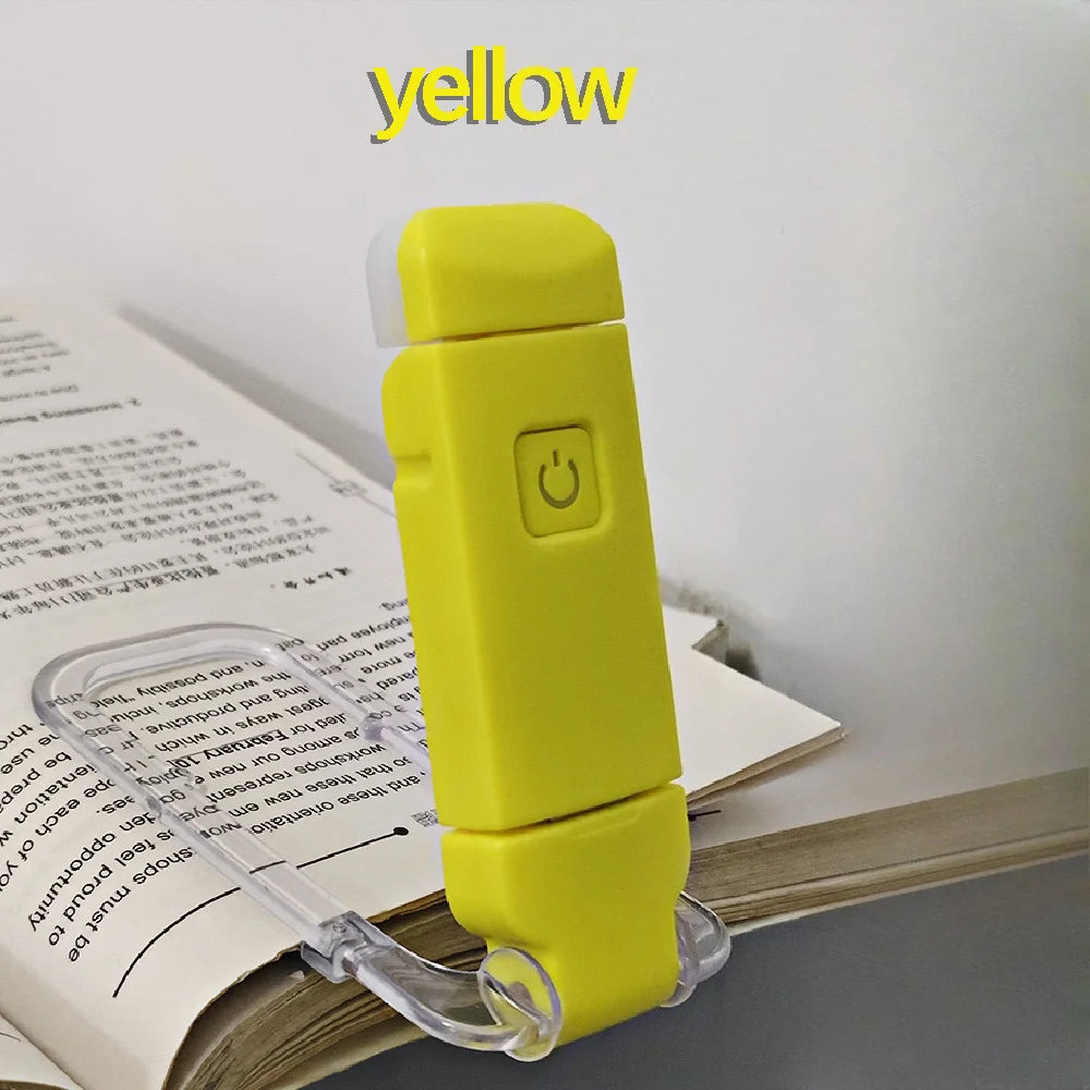 LED USB Rechargeable Book Light Reading Light Eye Protection Night Light Portable Clip Desk Light Bookmark Read Light Night Lamp