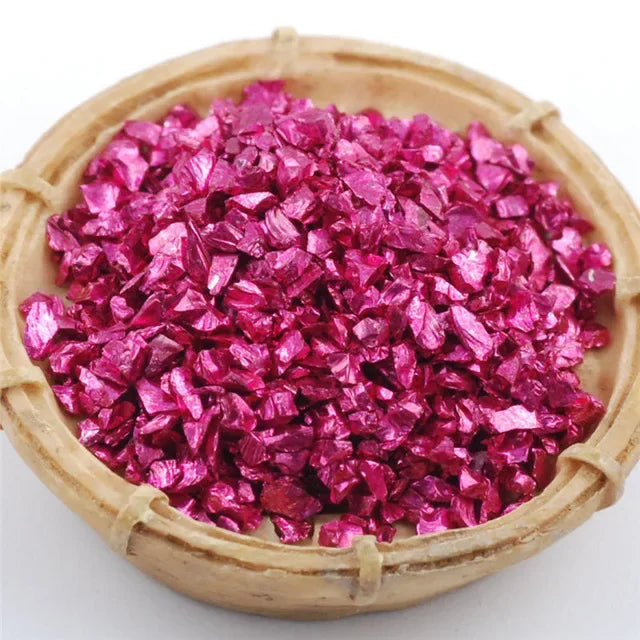 450g/Bag Wholesale Multicolor Flash Irregular Shaped Glass Crushed Stone For DIY 3D Nail Art Decoration/Resin Mold Filler