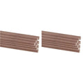 【COMELY】20 PCS Wooden Dowel Rods For Crafts Round Unfinished Walnut Dowel Rod Sticks Hardwood Sticks For DIY Crafting