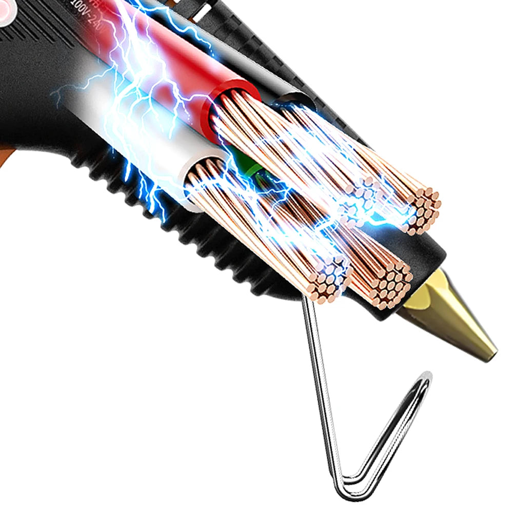 150W Hot Melt Glue Gun 11mm Glue Sticks Industrial Guns Heat Temperature Thermo Electric Repair Tool DIY Electrothermal Glue Gun