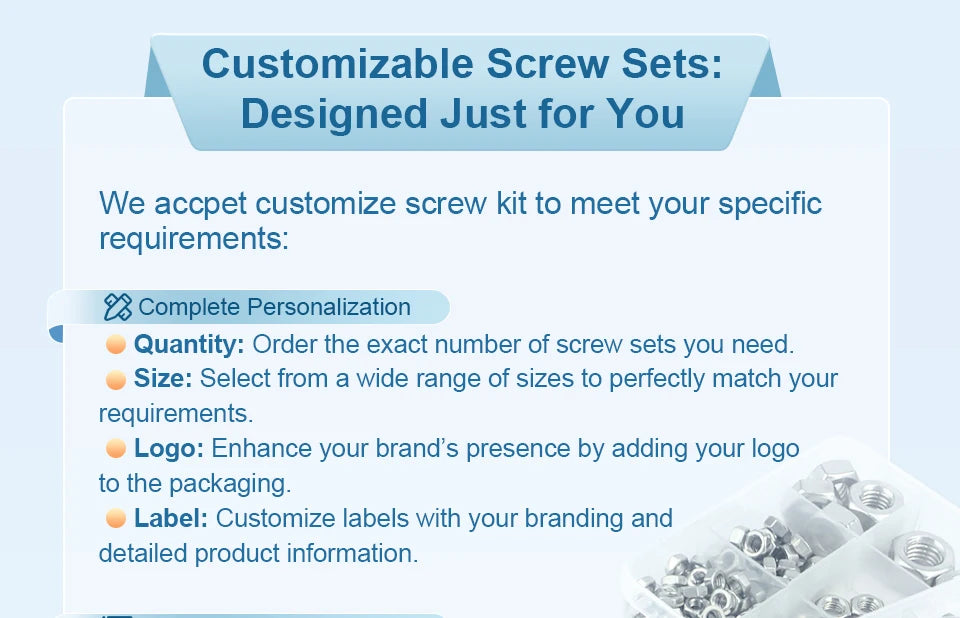 190/450/800/1300pcs Cross Flat Head Self-tapping Screws Set Assortment Kit Nickel Plated M1-M4 Phillips Head Wood Screw