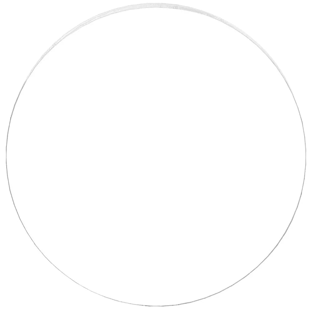 Round Acrylic Sheet Clear 1Mm Ultra Thin Light Weight Craft Disc for DIY Art Projects Scrapbooking Display Mounting Panels