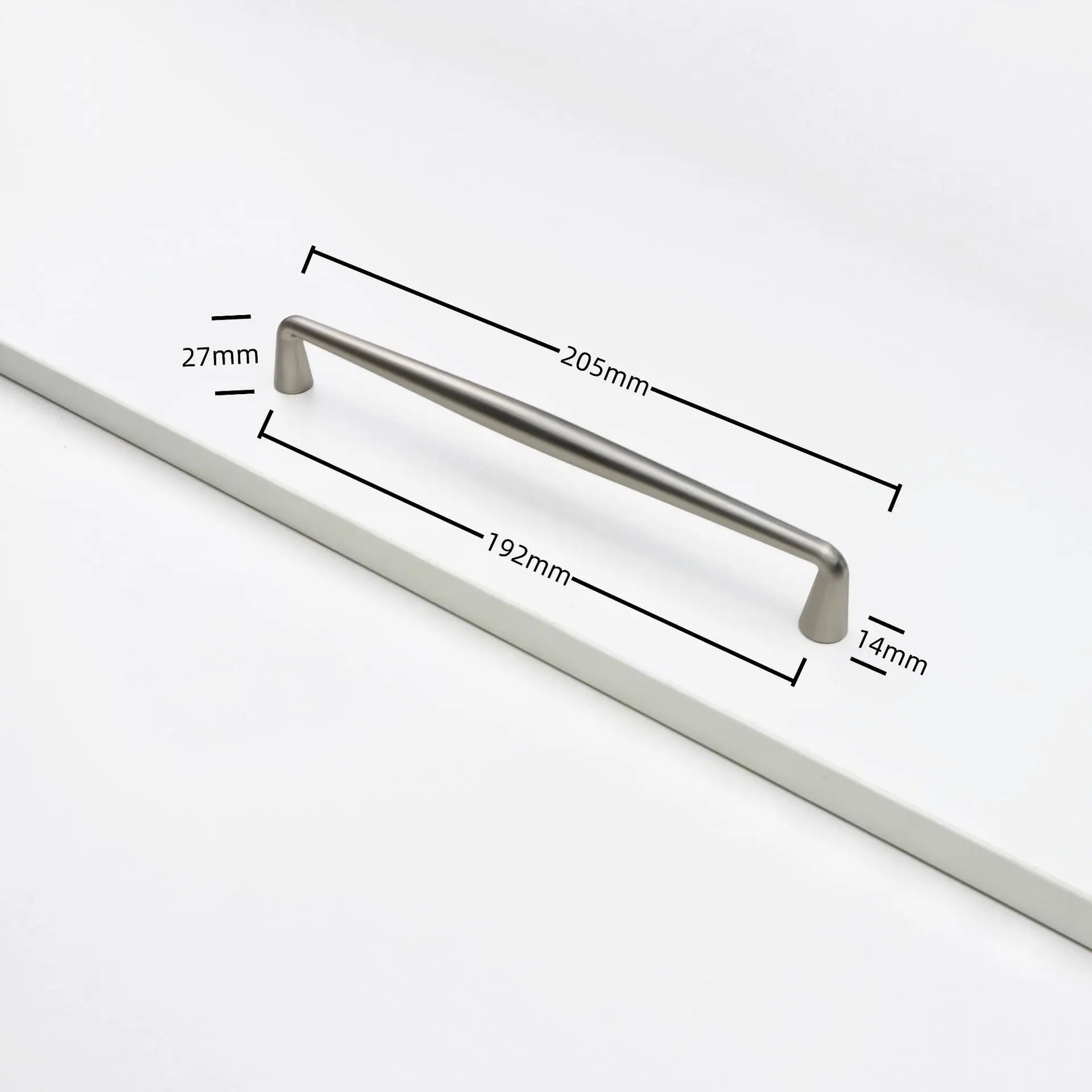 Nickel Brushed Kitchen Cabinet Pulls Silver Wardrobe Drawer Handles Zinc Alloy Single Hole Knobs Modern Furniture Door Handles