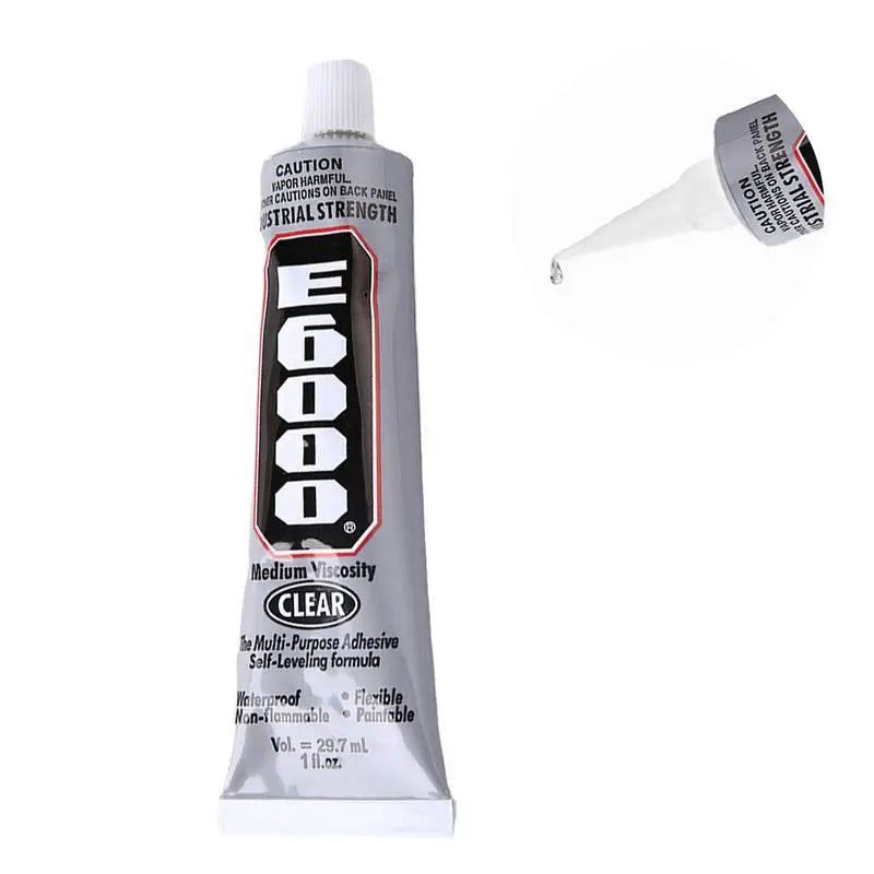 30ml E6000 Multi-Purpose Glue Adhesive Epoxy Resin Repair Cell Phone Touch Screen Liquid Glue Jewelry Craft Super Adhesive