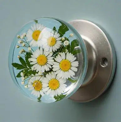 Kitchen Resin Hardware Knobs Door Pulls Vintage Look Decorative Door Handles Pulls for Cabinets Cupboard Kitchen