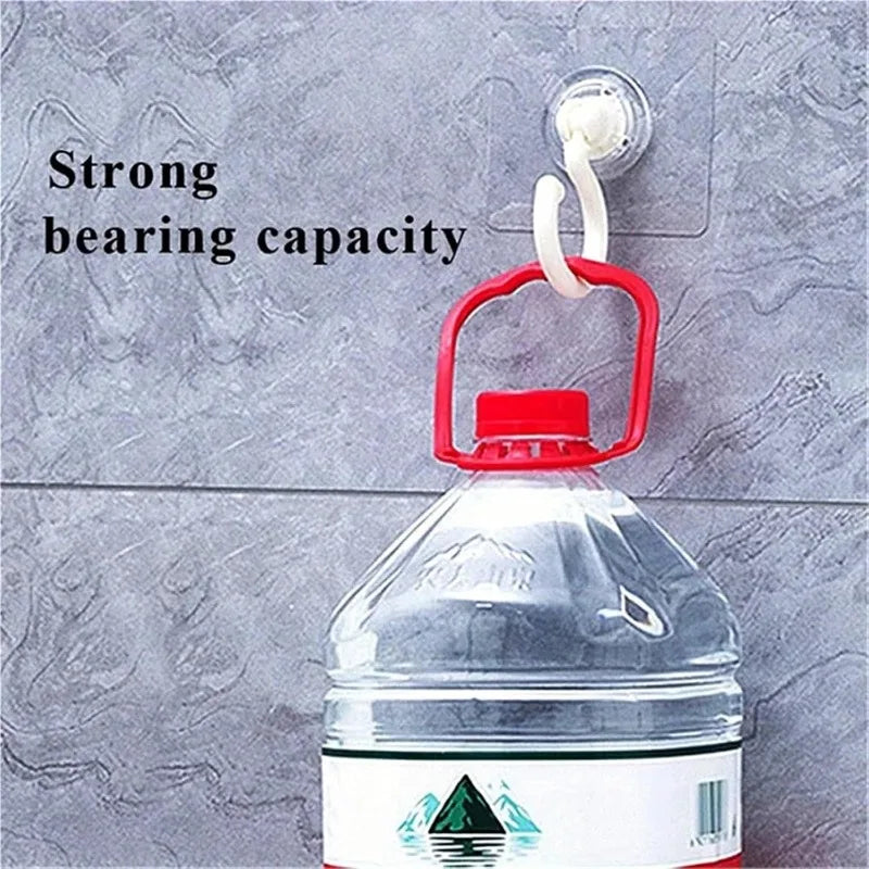 4PCS 360-Degree Rotating Self-Adhesive Hooks for Ceiling Or Wall, Suitable for Dome Bed Canopy Or Mosquito Net.