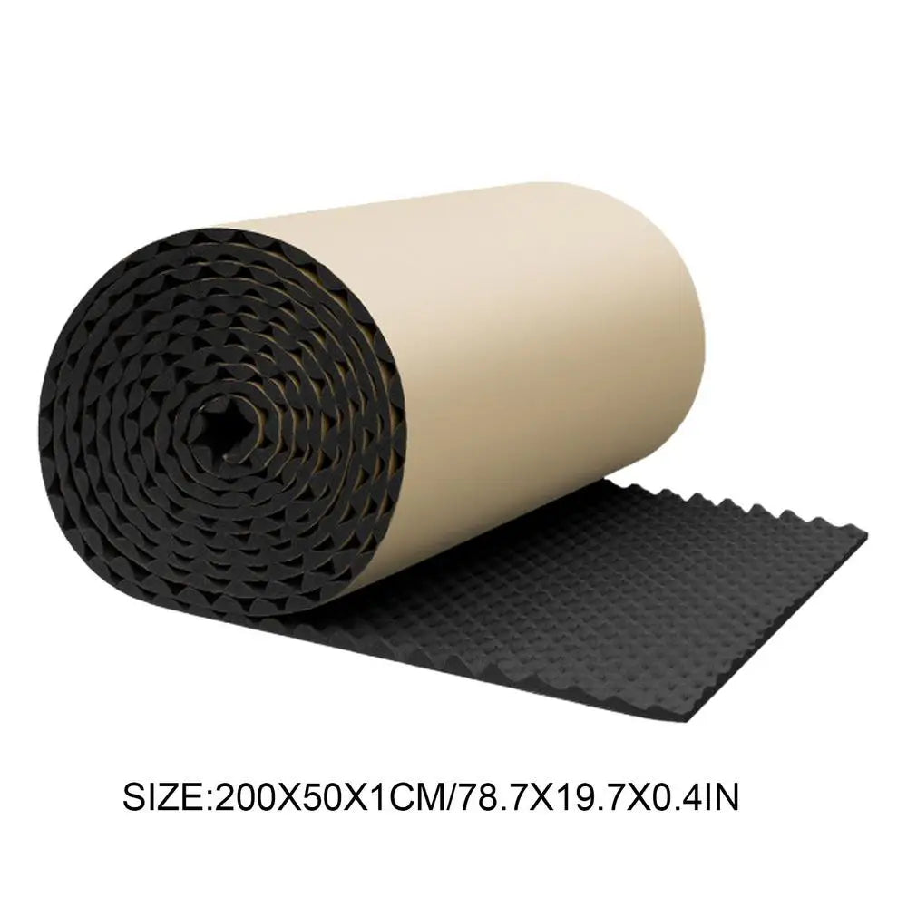1Pc 50x200cm Acoustic Foam Self-adhesive Egg Sound Insulation Panels High Density for recording studio ktv wall silencer