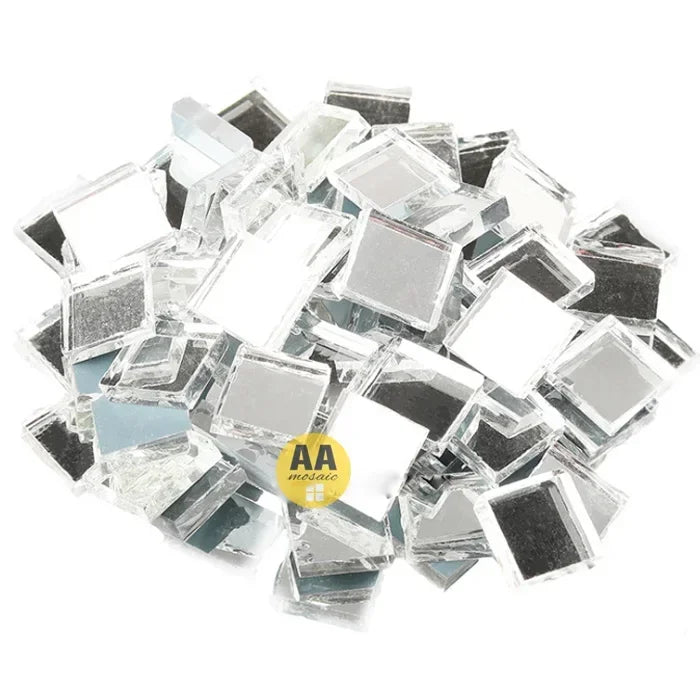 100g Glass Mirror Mosaic Tiles Bulk Diamond Shape DIY Craft Handcrafted Accessory Home Wall Artwork Decor Supplies arte