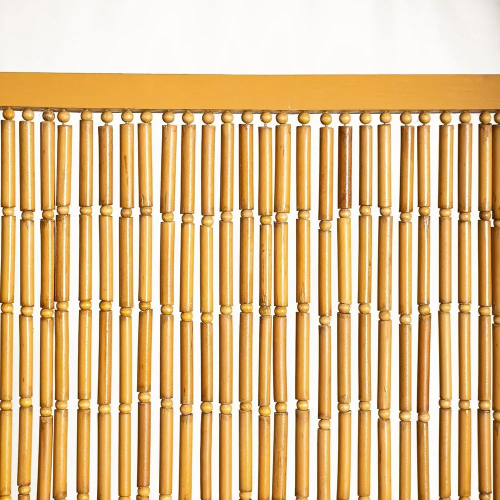 Elegant Bamboo Bead Curtains for Doors, Natural Privacy Dividers, Stylish and Easy to Install