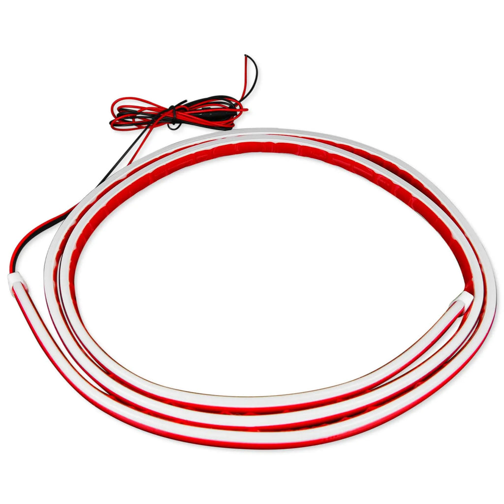 180cm/240cm Car Hood LED Daytime Running Light Strip Waterproof Flexible Auto Decorative Atmosphere Lamp Ambient