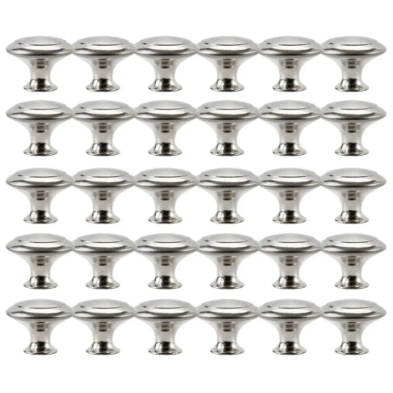 Stainless Steel Door Knobs Drawer & Cabinet Pull Handles Kitchen Cupboard Knobs Furniture Hardware Accessory