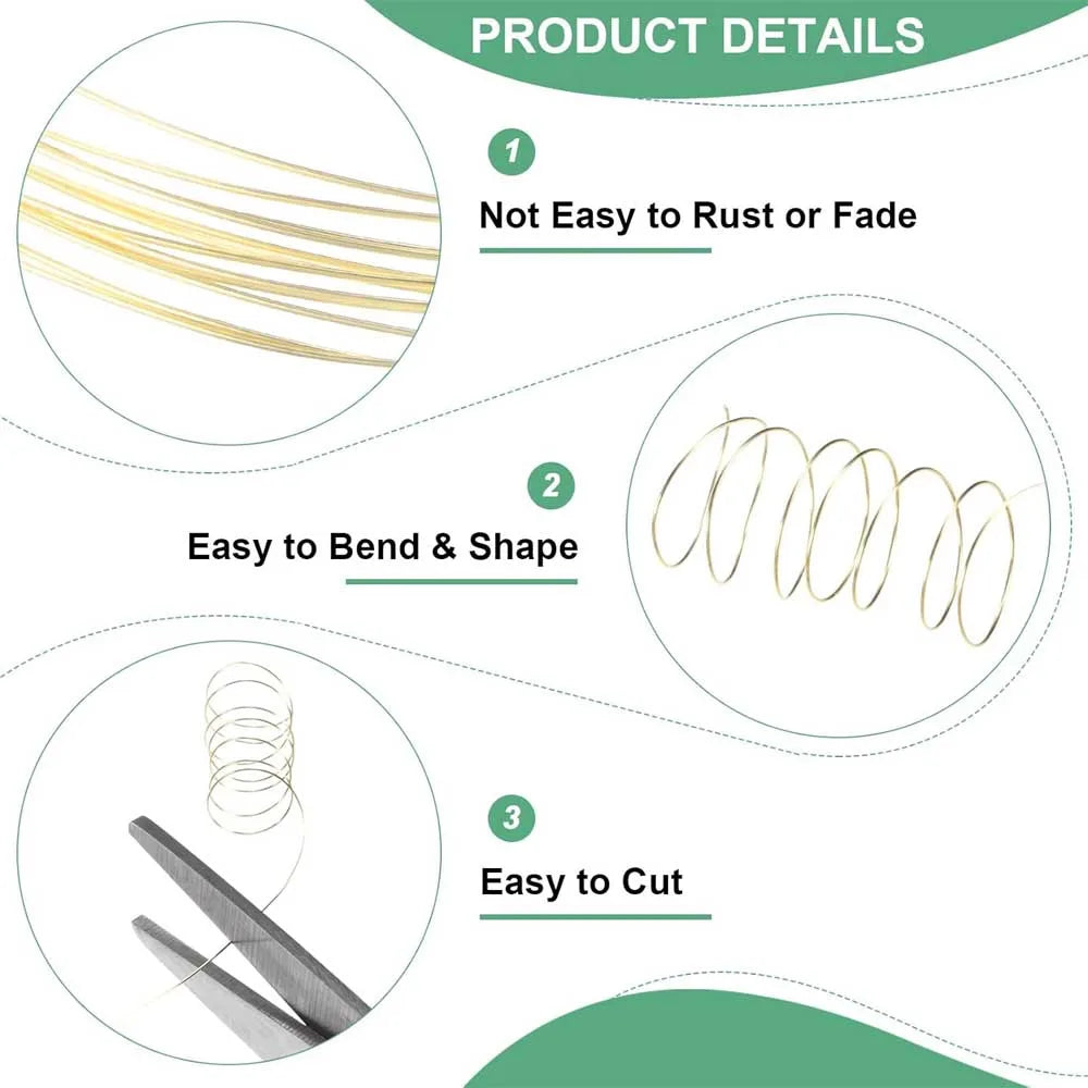 100M/Roll 0.3/0.4mm Color Metal Wire For Bracelet Necklace DIY Colorfast Beading Wire Jewelry Cord String Handcraft Making