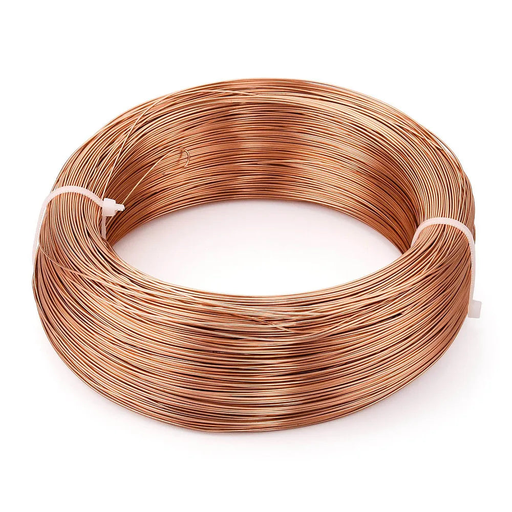 PandaHall 0.6-2.0mm Anodized Aluminum Wire 10 Sizes , Colorful Bendable Craft Wire for Jewelry Making, DIY Model Beading