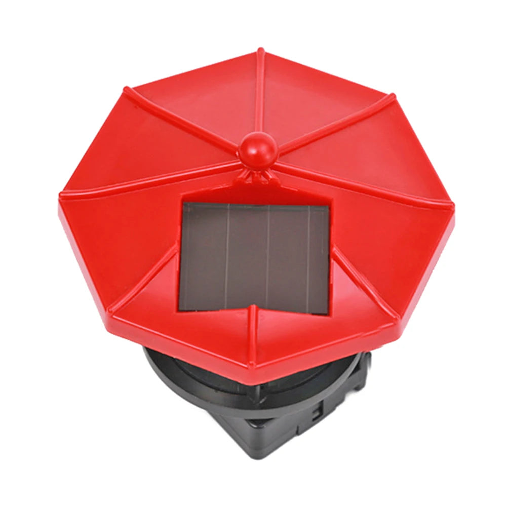 Smart Sensor Lighthouse Beacon Solar LED Light Outdoor Decor Rotating Beam Lamp
