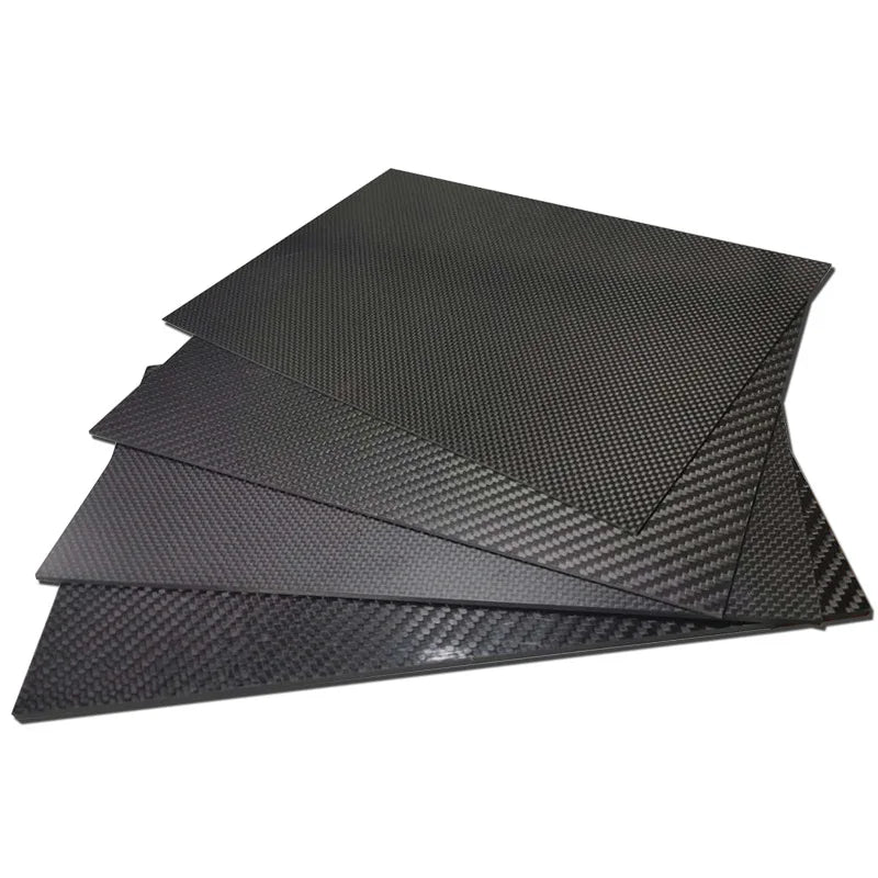 200mm X 300mm 0.5mm 1mm 1.5mm 2mm 3mm 4mm 5mm Carbon Plate Panel Sheets High Composite Hardness Material Carbon Fiber Board