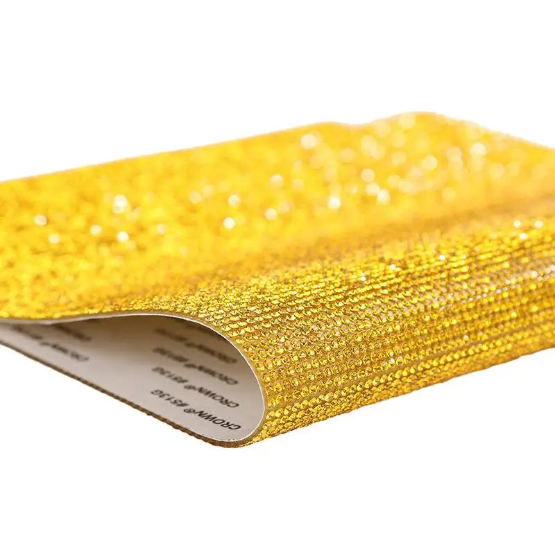 12x20cm Self Adhesive Rhinestone Sticker Tape DIY Decoration Diamond Sticker For Arts Crafts DIY Car Phone Clothes Decoration