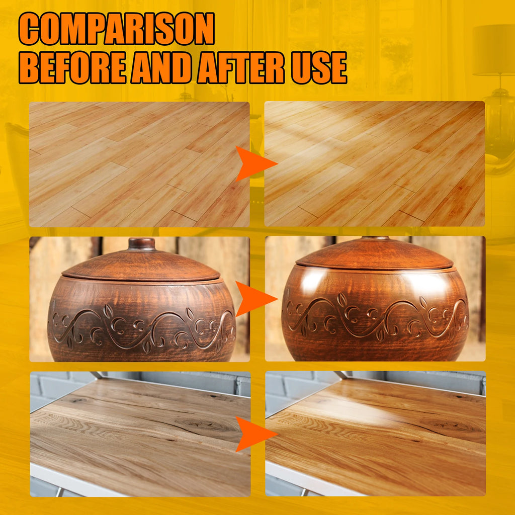 EELHOE Furniture Polishing Beeswax Beeswax Wood Seasoning Beewax Wooden Floor Cleaning Maintenance Polished Brighten Care Wax
