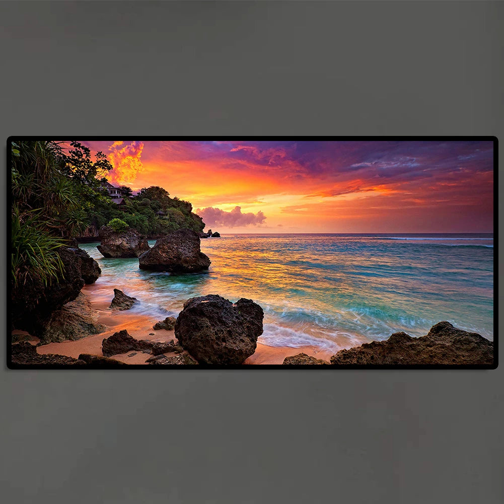 5D Full Drill Diamond Painting Mountain Landscape DIY Rhinestone Picture Crafts