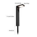 Low Voltage Landscape Lighting Path Lights LED 2w Pathway Lights with Stake and Connector 100/200lm Lumen Warm Light