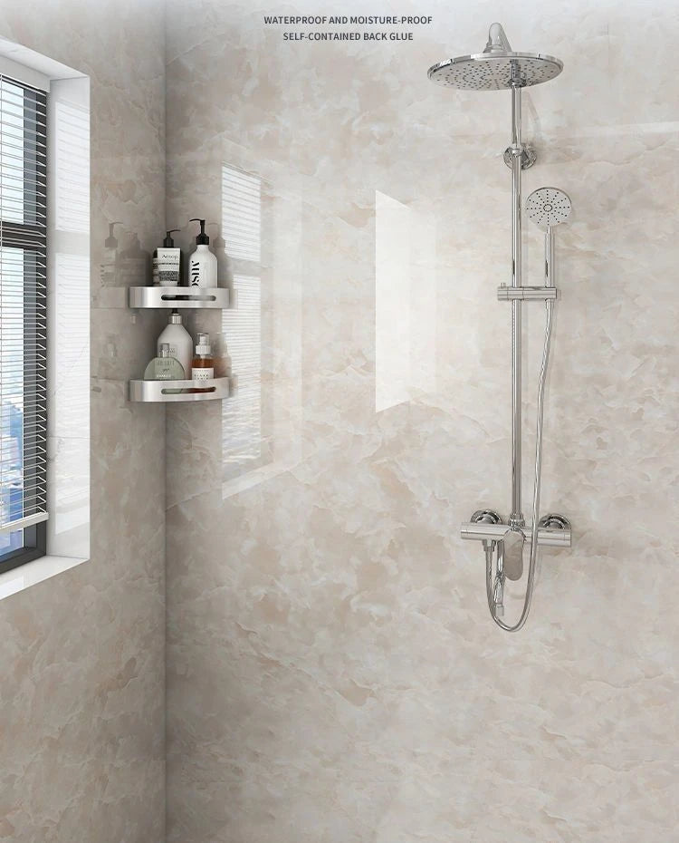 Wallpaper for Walls In Rolls Formaldehyde-free Bathroom Waterproof Sticker Toilet Wall Renovation Moisture-proof Wall Stickers